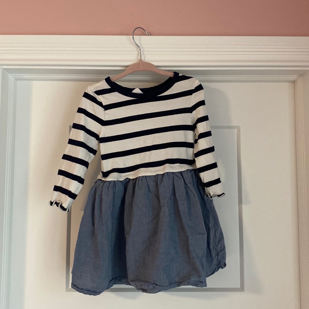 GAP chambray striped dress size 3